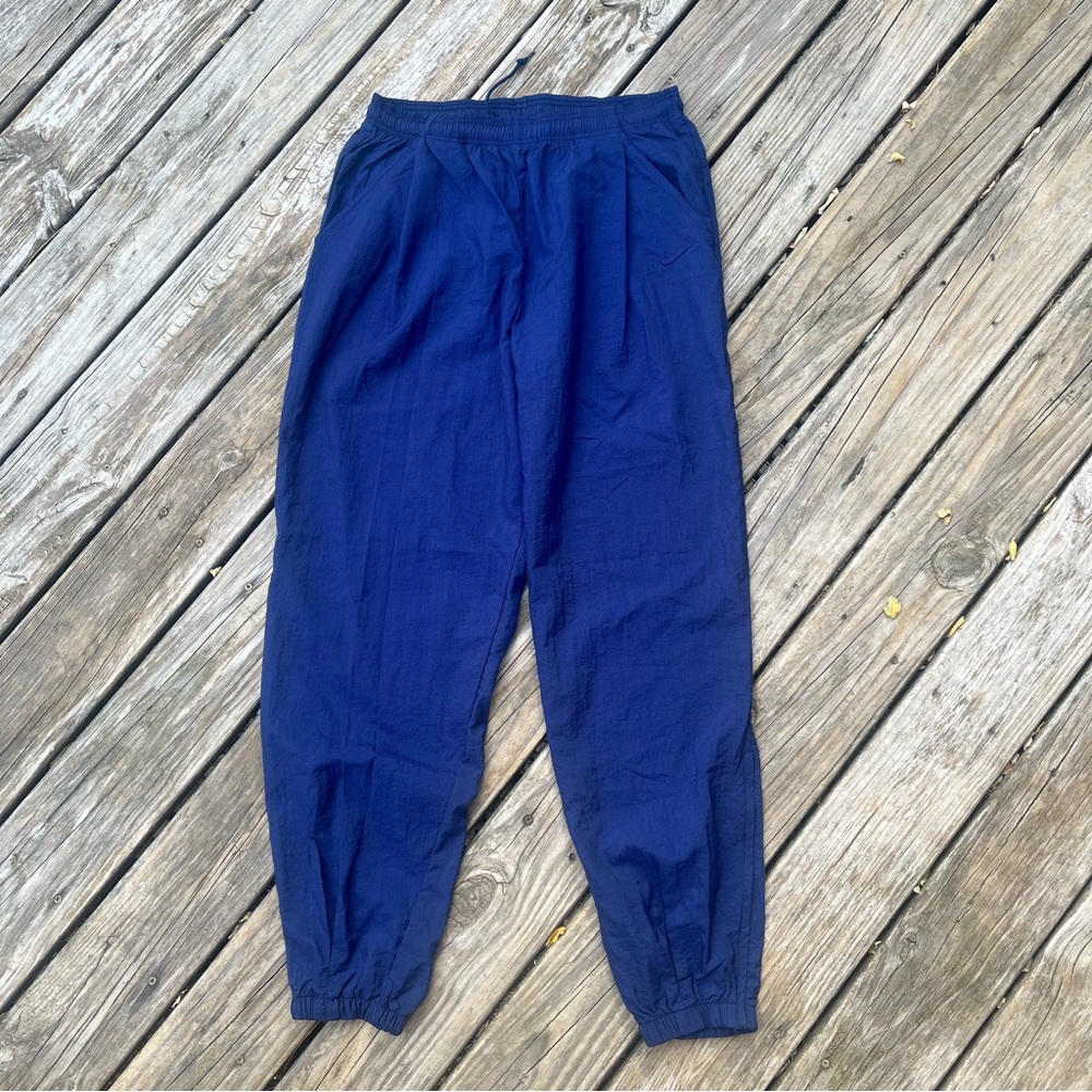 Vintage Y2K Nike Wind Breaker Navy Track Pants